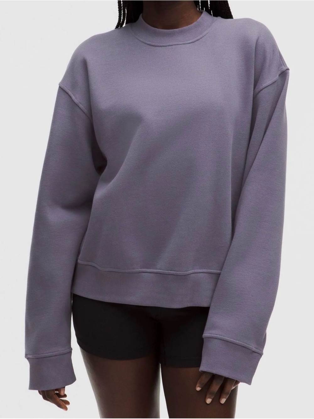 Lululemon Steady State Oversized Crew XXS Grape Mist Grape Mist NWT Sweatshirt